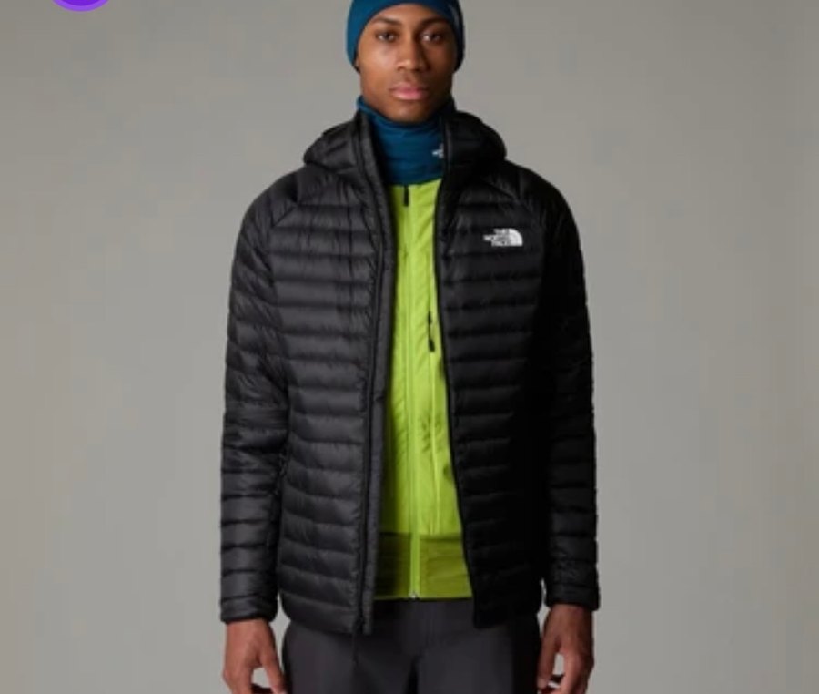 The North Face Erkek Siyah İnce Dolgulu Mont - Görsel 3
