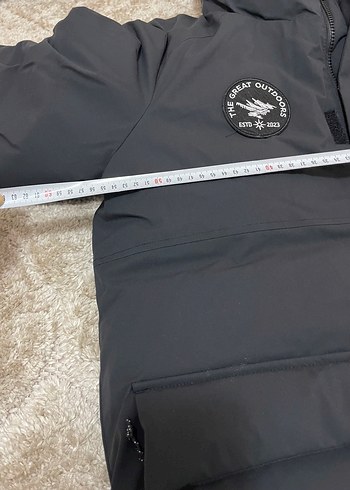 Defacto Su İtici Siyah Kapüşonlu Parka Mont - Görsel 6