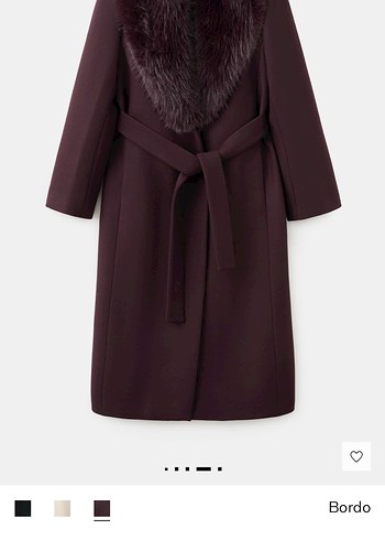 Bordo Uzun Kaban - Görsel 3