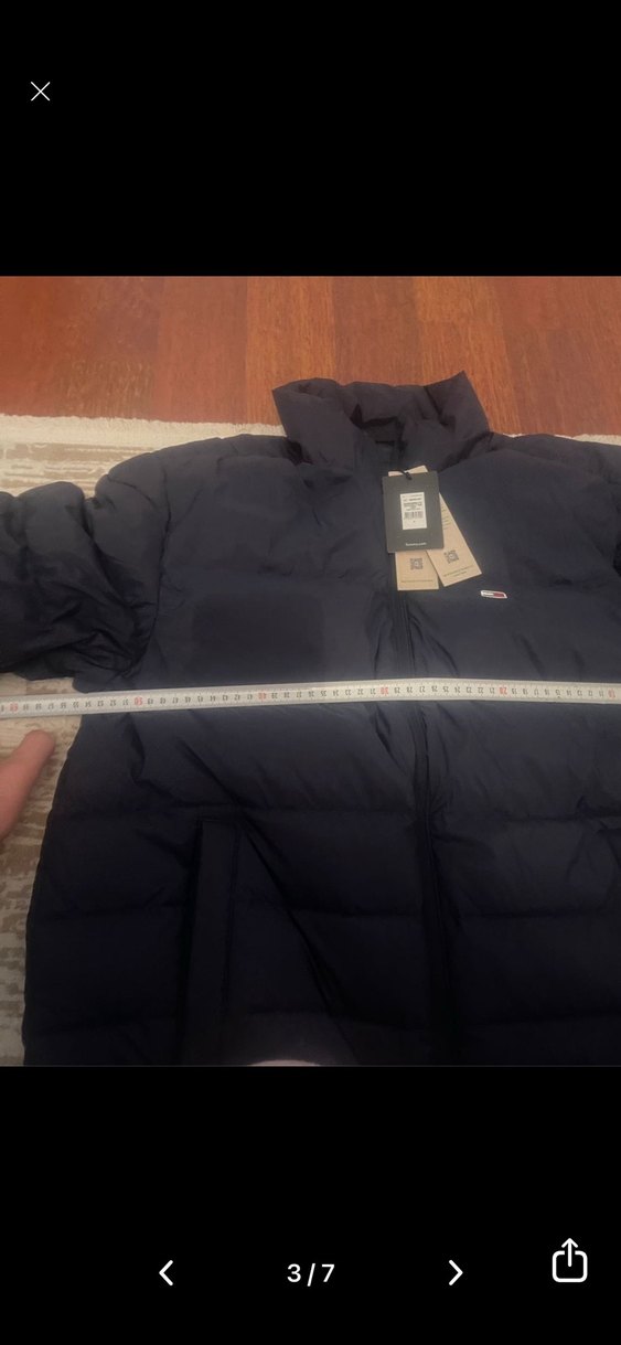 Tommy Hilfiger Erkek Lacivert İnce Şişme Mont - Görsel 5