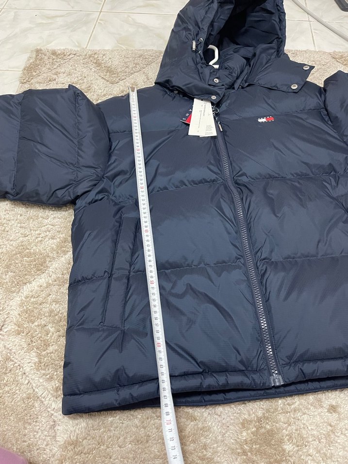 Tommy Jeans Lacivert Erkek Kapüşonlu Relaxed Mont - Görsel 5