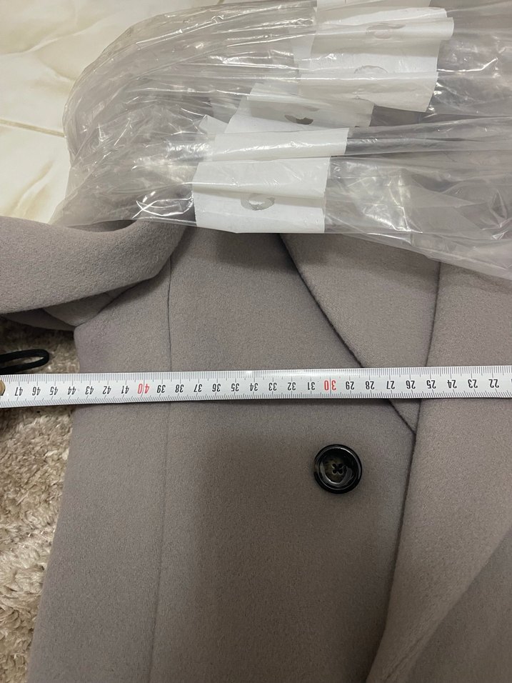 Orta Kahverengi Çift Düğmeli Kaban - Görsel 5