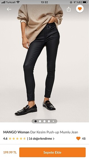 Mango Yeni sezon mumlu jeans hiç kulanılmadı