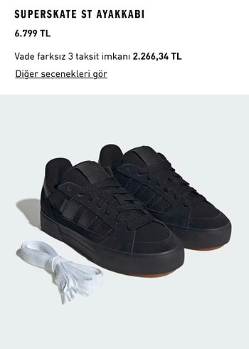 Adidas Siyah Suet Sneaker