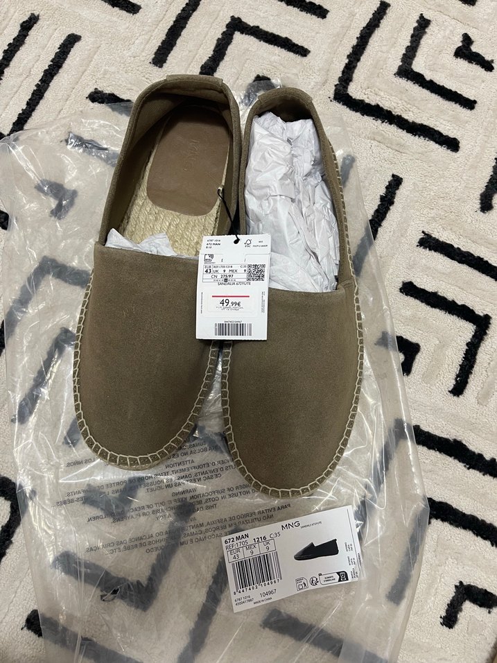 Bej Süet Dolgu Topuklu Kadın Espadril 43 numara - Görsel 4