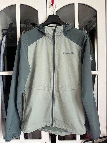 columbia unisex yesil gri yağmurluk ceket - Görsel 7