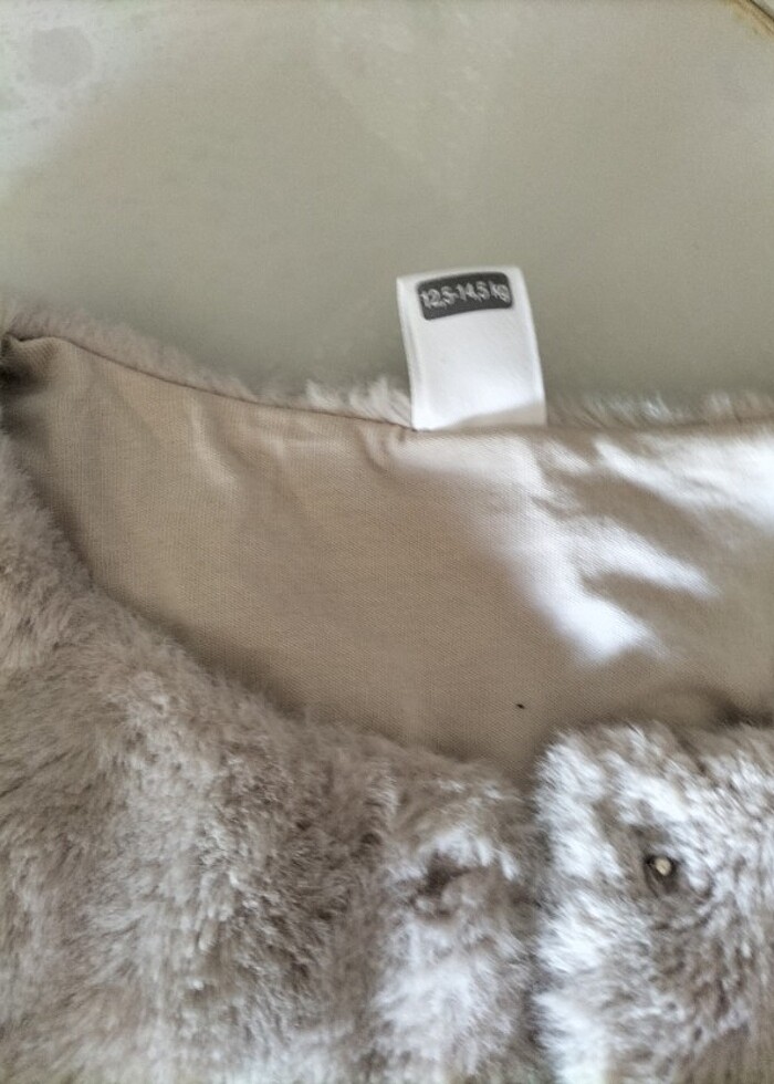 peluş yelek - Görsel 4