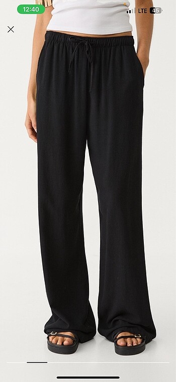 Stradivarius Stradivarius keten pantolon