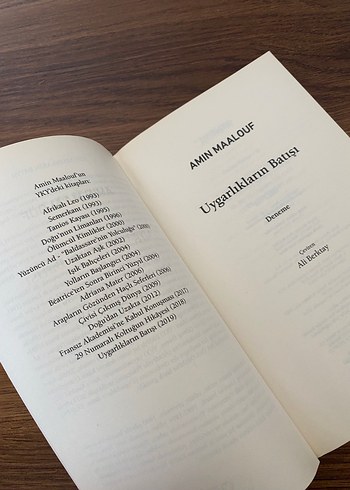 Uygarlıkların Batışı - Amin Maalouf - Görsel 3