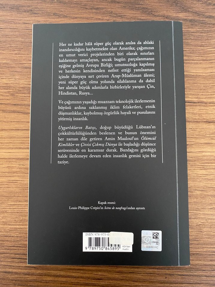 Uygarlıkların Batışı - Amin Maalouf - Görsel 2