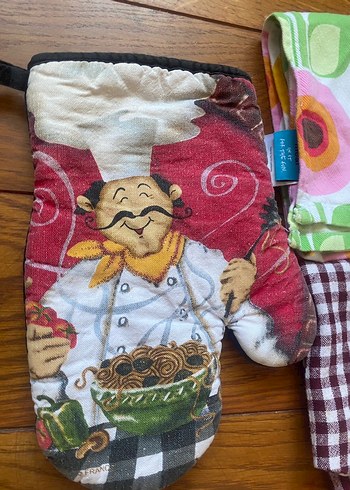 Renkli Desenli Mutfak Seti - Görsel 3