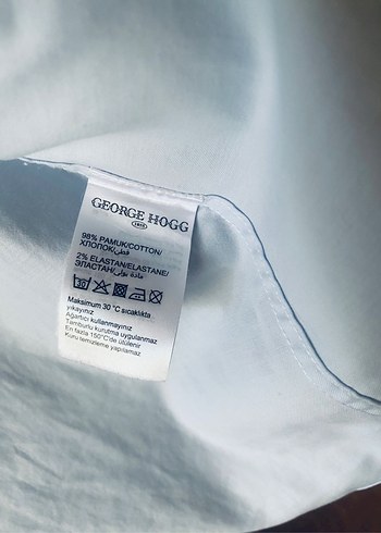 Diğer George Hogg Mavi Erkek Gömleği