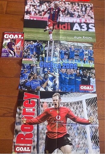4 adet poster+dergi