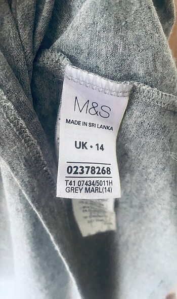 42 Beden gri Renk Marks Spencer bluz