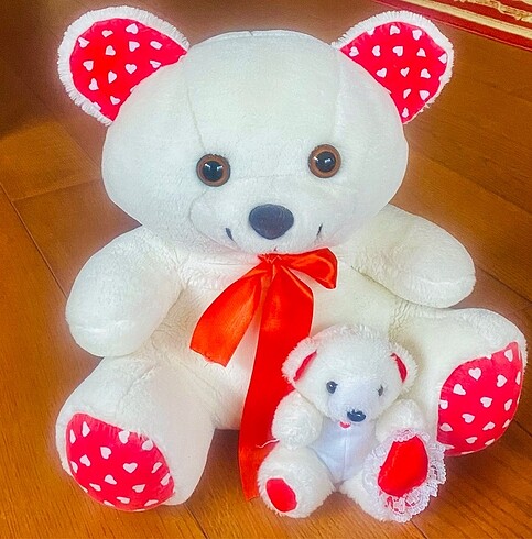 Peluş ayıcık ve yavrusu