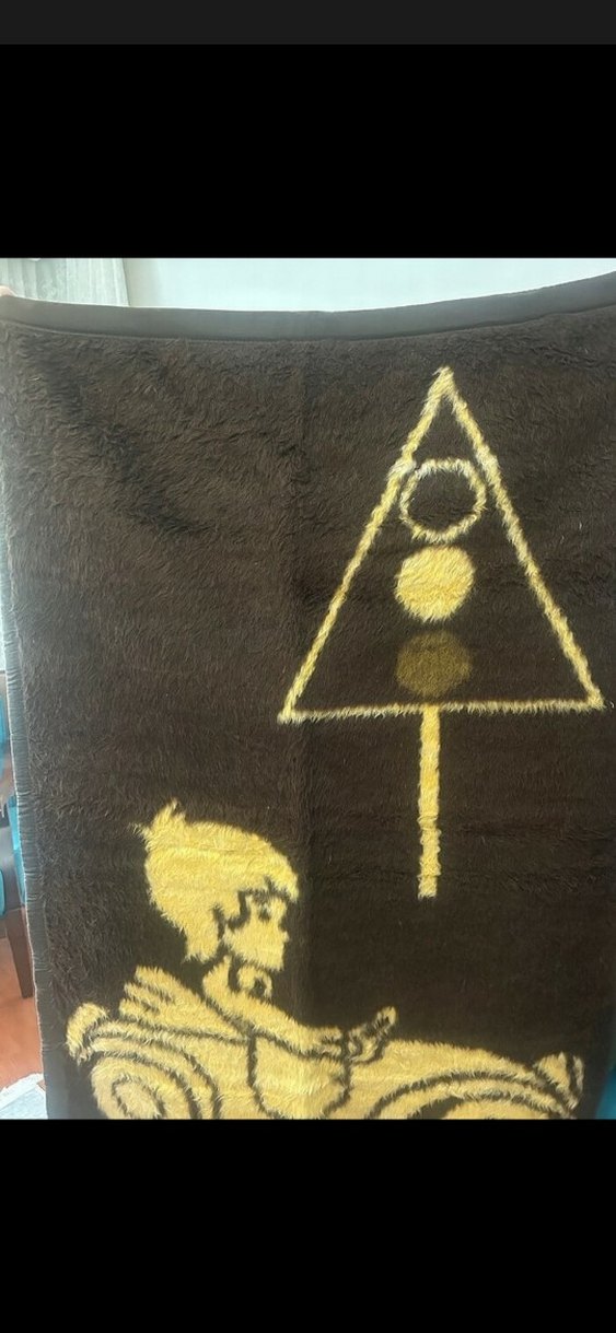 Kahverengi Baskılı Yün Çocuk Battaniyesi 130*87 - Görsel 2