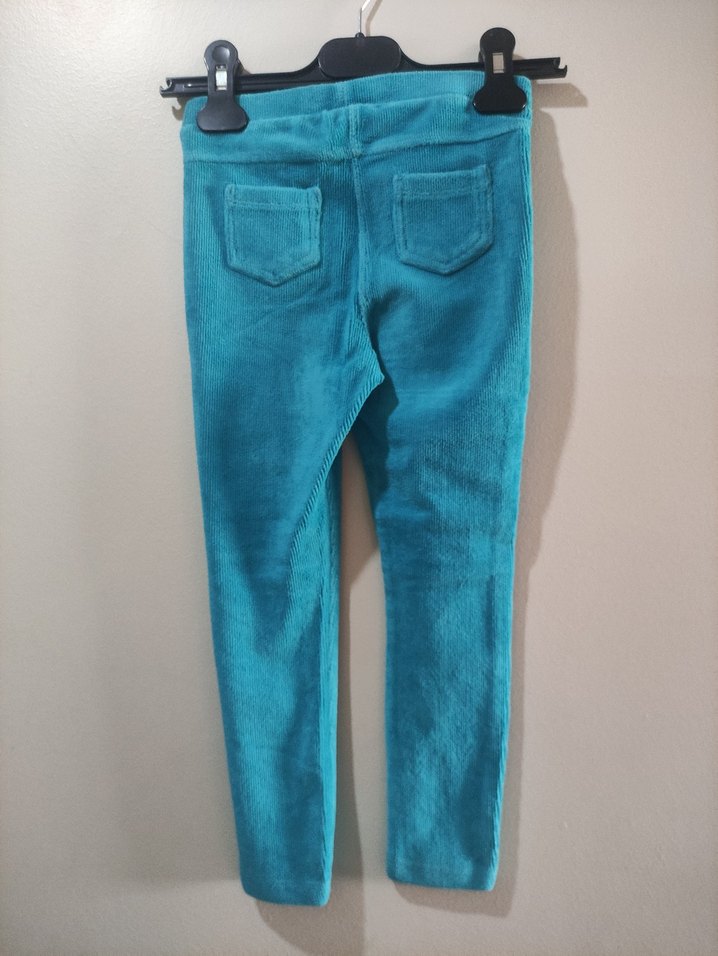 Kız Çocuk Turkuaz Tayt - Görsel 2