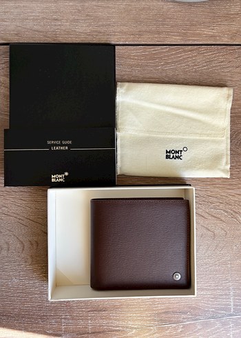 Montblanc Kahverengi Cüzdan - Görsel 2