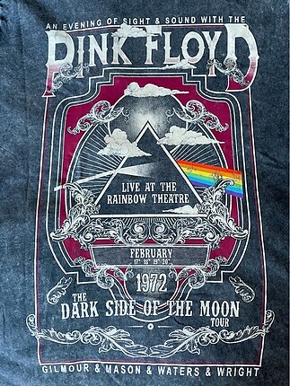 Bershka lisanslı pink floyd tişört