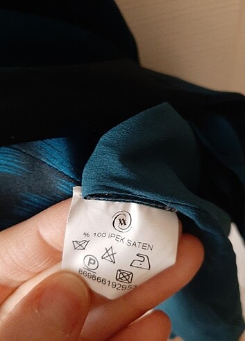 Vakko İpek elbise - Görsel 5