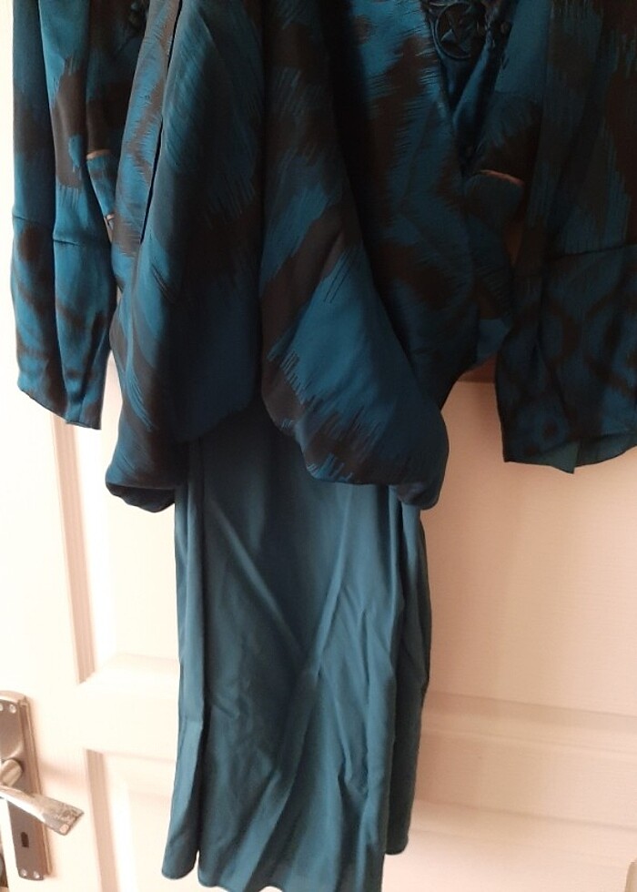 Vakko İpek elbise - Görsel 2