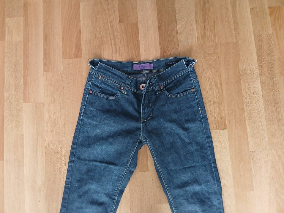 Kadın Lacivert Regular Fit Denim Pantolon - Görsel 2