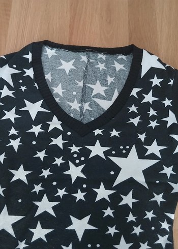 Yıldız Desenli Mini Elbise - Görsel 2