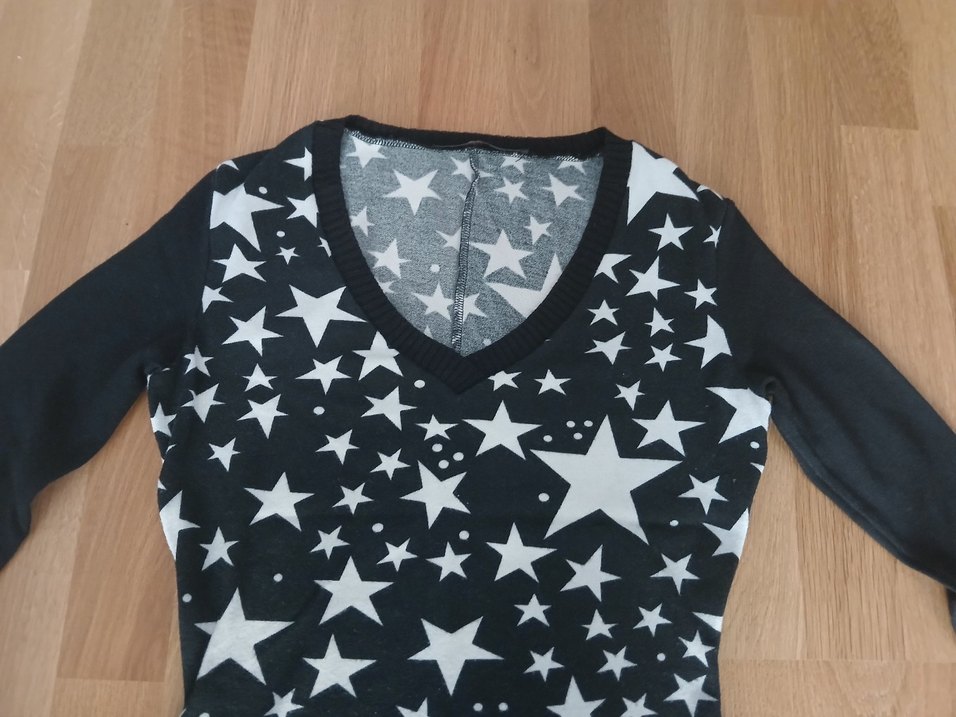 Yıldız Desenli Mini Elbise - Görsel 2