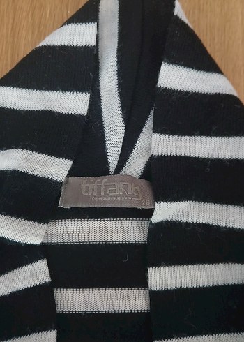 Çizgili Siyah Uzun Kollu Balıkçı Yaka triko - Görsel 3