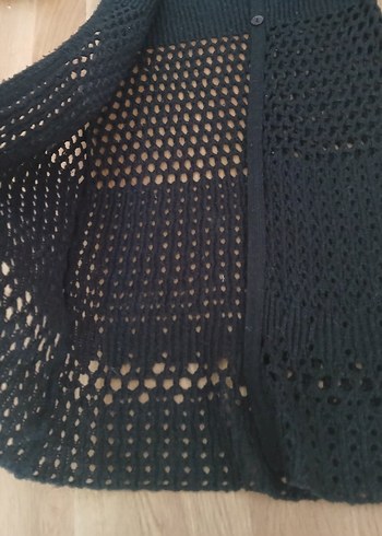 Uzun Kadın Triko Hırka - Görsel 4