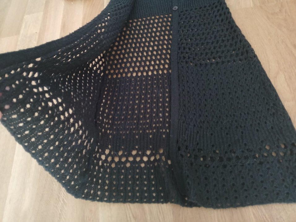 Uzun Kadın Triko Hırka - Görsel 4