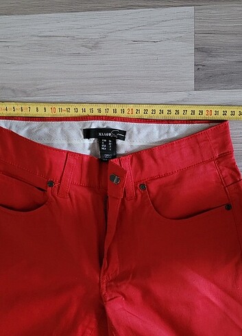 xs Beden kırmızı Renk Kumaş pantolon 