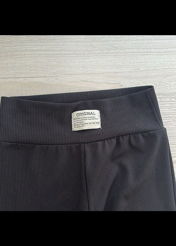 diğer Beden Siyah Kadın İspanyol Paça Pantolon