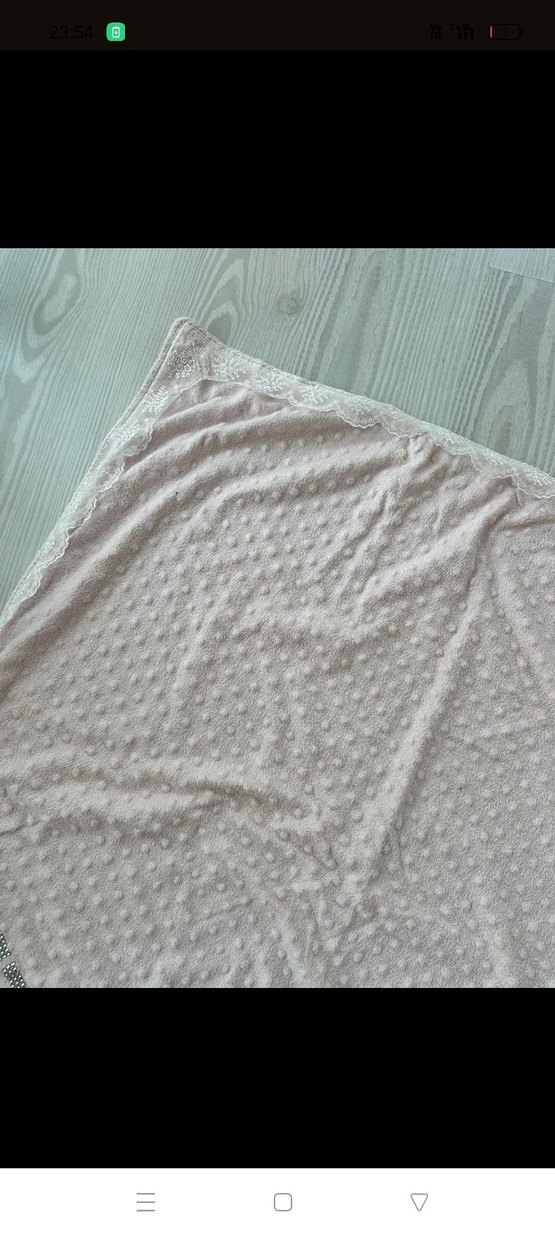 Nakışlı Çocuk Battaniyesi - Beyaz, Pastel - Görsel 4