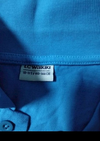 Erkek Mavi Kısa Kollu Polo Tişört - Görsel 2