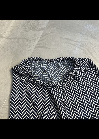 Desenli Pilili Uzun Hamile Etek - Görsel 3