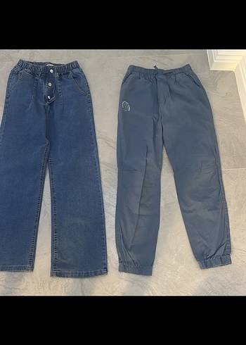 Gevşek Kesim Midi Denim Kadın Jean - Görsel 4