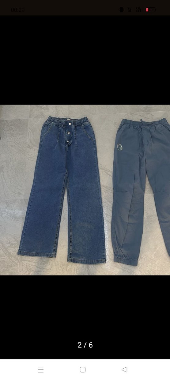 Gevşek Kesim Midi Denim Kadın Jean - Görsel 5