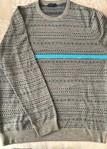 Erkek Kazak, Bisiklet Yaka, Uzun Kollu - Görsel 2