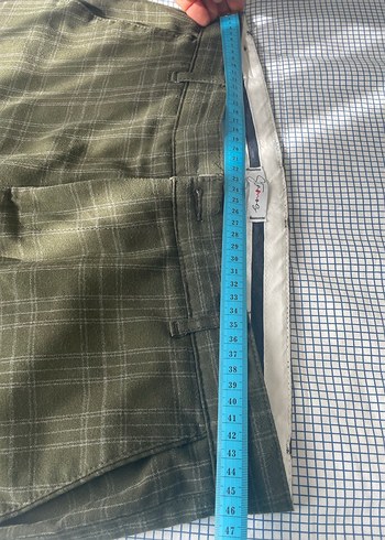 Düz Kesim Haki Erkek Pantolon - Görsel 3