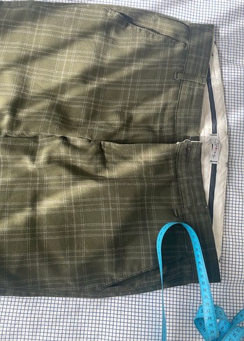 Düz Kesim Haki Erkek Pantolon - Görsel 4