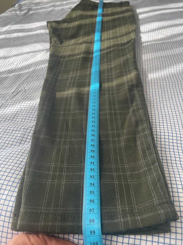 Düz Kesim Haki Erkek Pantolon - Görsel 2