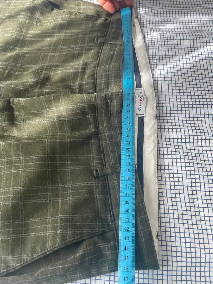 Düz Kesim Haki Erkek Pantolon - Görsel 3