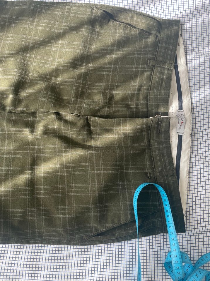 Düz Kesim Haki Erkek Pantolon - Görsel 4