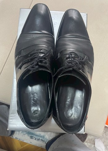 Klasik Siyah Erkek Ofis Ayakkabısı - Görsel 3