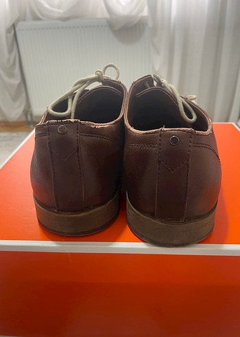 Kahverengi Deri Erkek Klasik Ayakkabı - Görsel 8