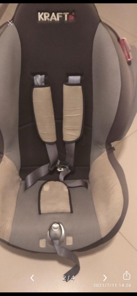Bej Gri Çocuk Oto Koltuğu - Görsel 3