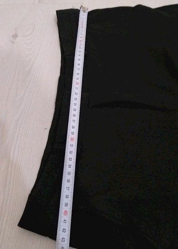 Kadın Siyah Kemerli Kumaş Pantolon - Görsel 4