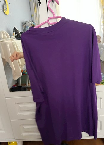 Mor Kısa Kollu Erkek Tişört - Görsel 2