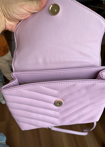 Pembe Deri Kadın Çanta - Görsel 3